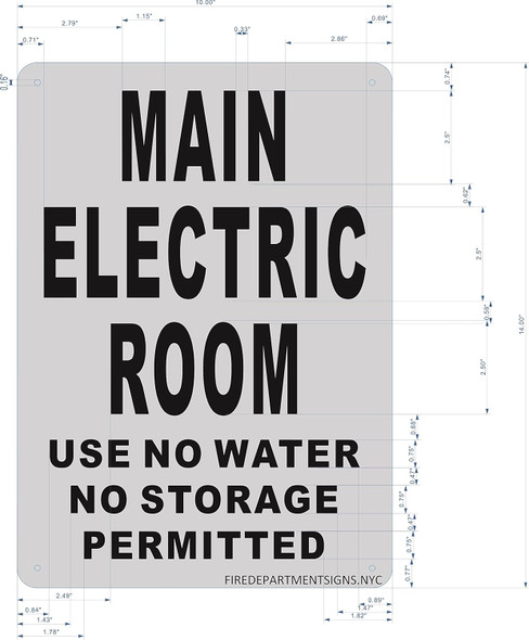 Electric Room Sign