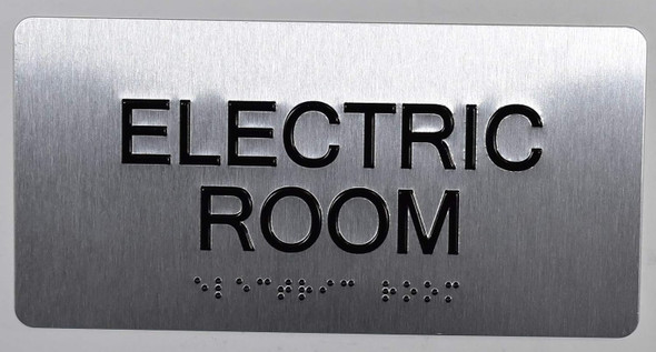 Electric Room Silver-Tactile Touch Braille  - The Sensation line