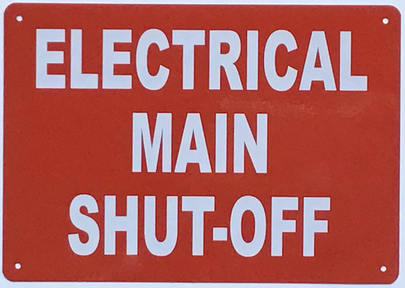 ELECTRICAL MAIN SHUT OFF