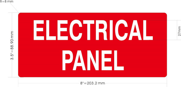 Electrical panel SIGN -The Mont argent line.