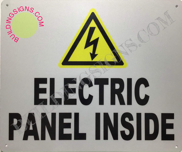 Electrical Panels Inside Sign