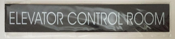 Elevator Control Room Sign