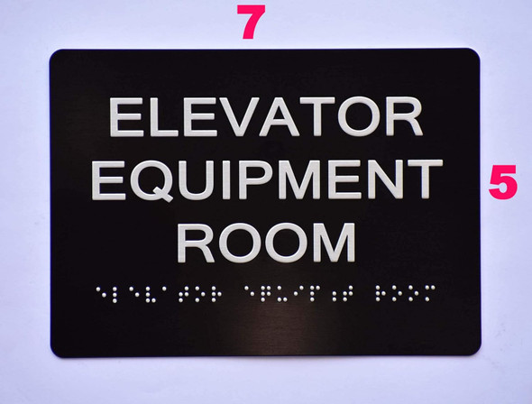 Elevator Equipment Room Black The Sensation line