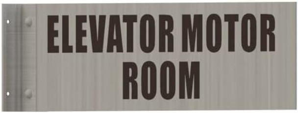 ELEVATOR MOTOR ROOM -Two-Sided/Double sided Projecting, Corridor and Hallway  -The Hallway Line