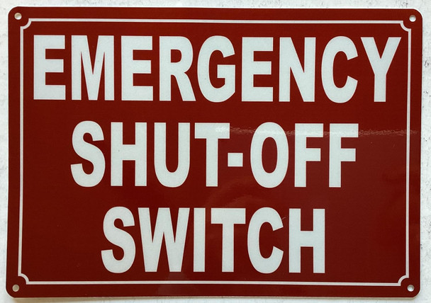Emergency shut off switch