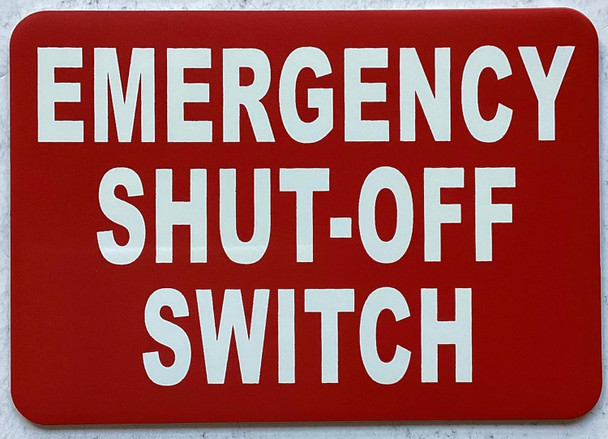 EMERGENCY SHUT-OFF SWITCH
