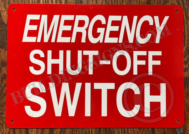 Emergency Shut-Off Switch