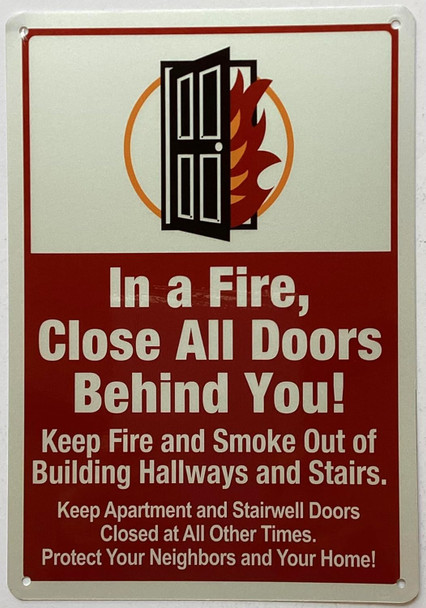 In A Fire Close All Doors Behind You , Safety