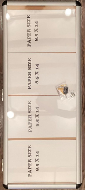 Indoor Enclosed Bulletin Board Cabinet - Bulletin Board Lockable Display  Wall Frame