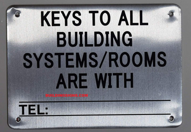 Keys to All Building Systems are with