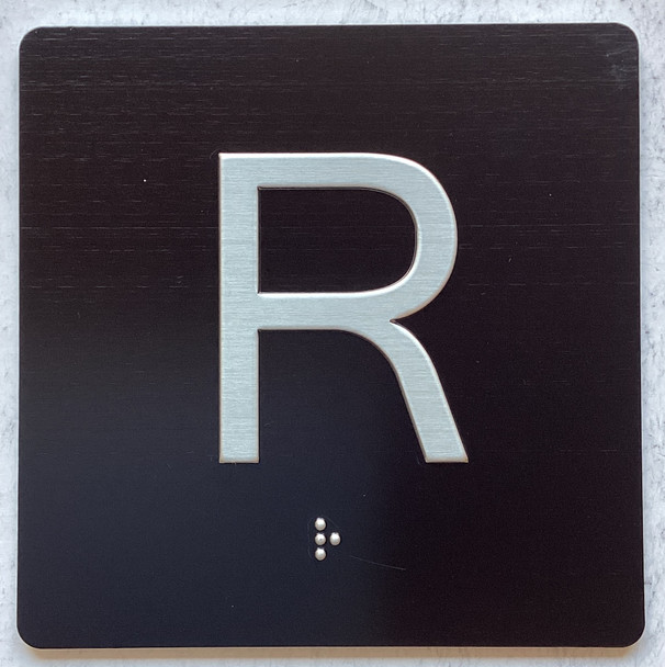 roof elevator floor number sign jamb plate sign