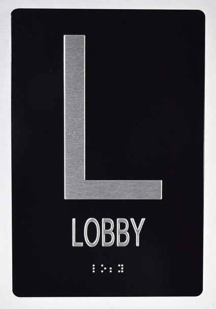 Lobby Floor Number  - IGN  -Tactile Touch Braille - The Sensation line