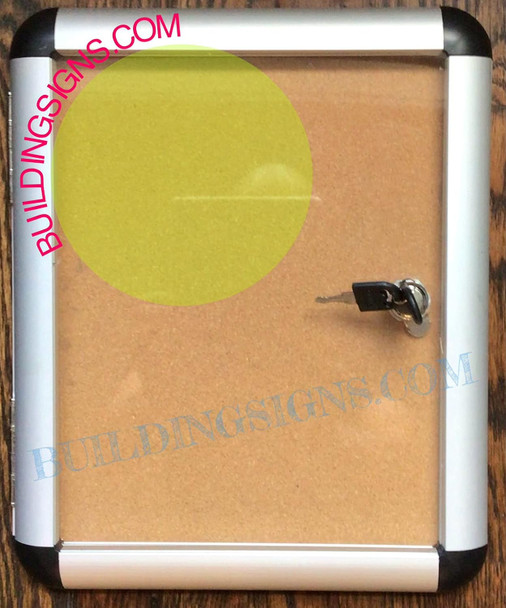 Lockable Bulletin Board