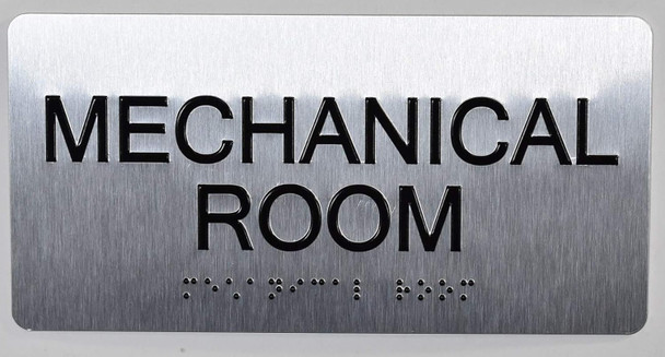 Mechanical Room  Silver-Tactile Touch Braille  - The Sensation line