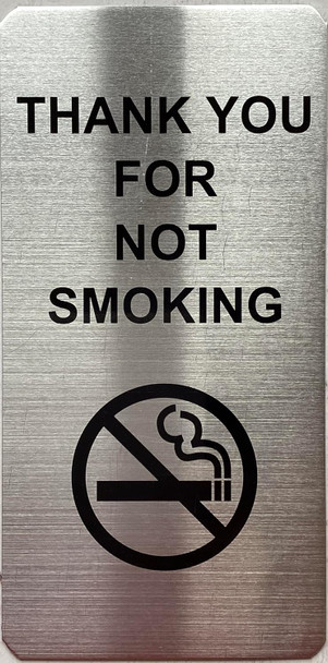 THANK YOU FOR NOT SMOKING