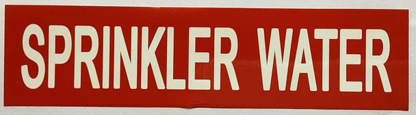 Sprinkler water sticker