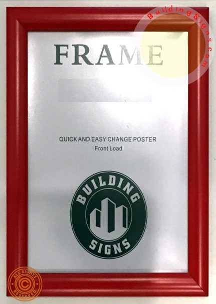 RED Poster  Wall Frame, snap  Wall Frame, Outdoor Poster Display Unit