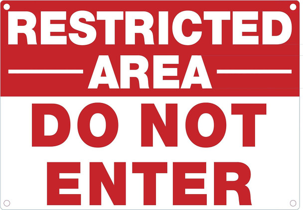 Restricted Area Do Not Enter