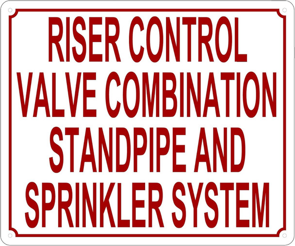 Riser Control Valve Combination Standpipe And Sprinkler System