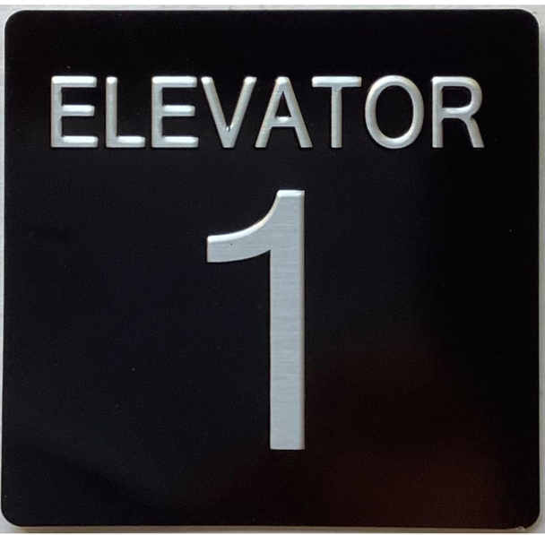 elevator number 1 jamb plate
