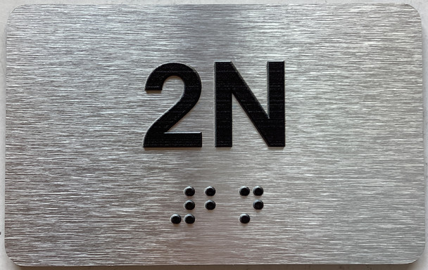 APT# 2N SILVER Sign