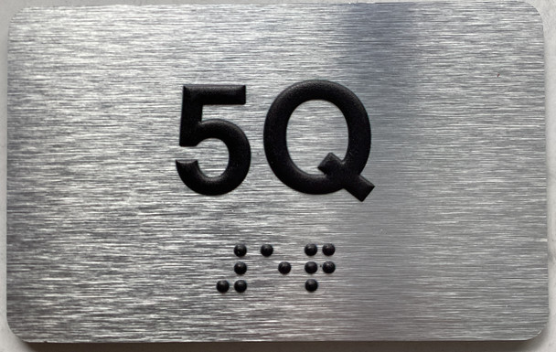 APT# 5Q SILVER Sign