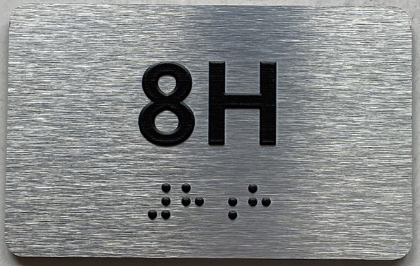 APT# 8H SILVER Sign