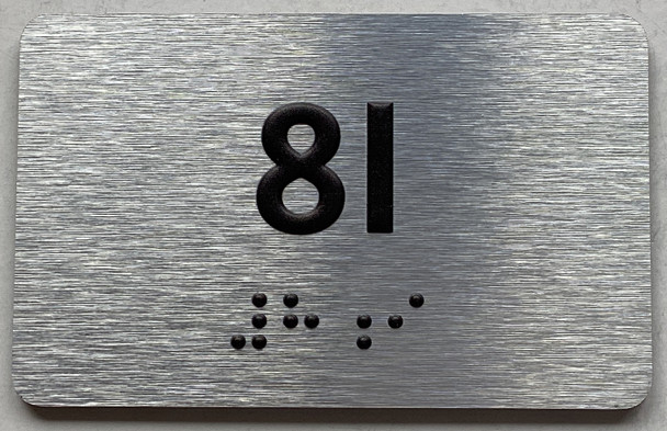 APT# 8I SILVER Sign
