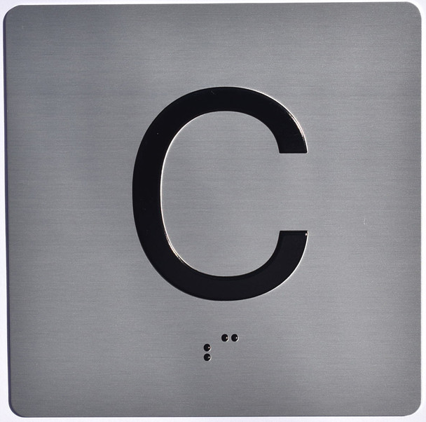 cellar fllor number for elevator sign jamb plate c sign