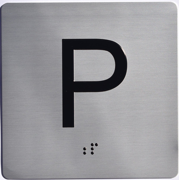 p floor number sign elevator jamb plate p sign