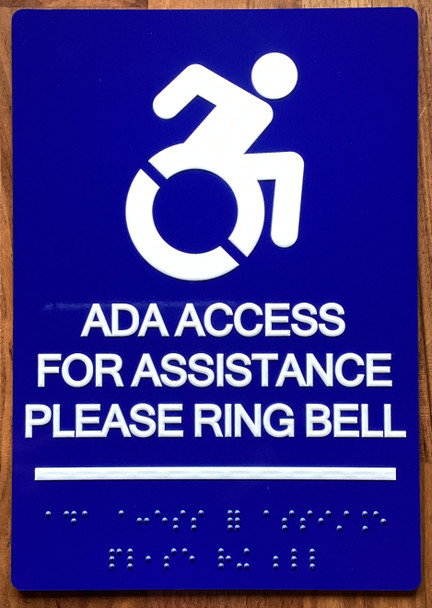 Access For Assistance Please Ring Bell Or Call With Sign