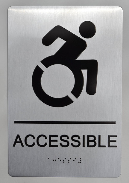ACCESSIBLE  - Tactile Touch Braille  with Raised Letters The Sensation line