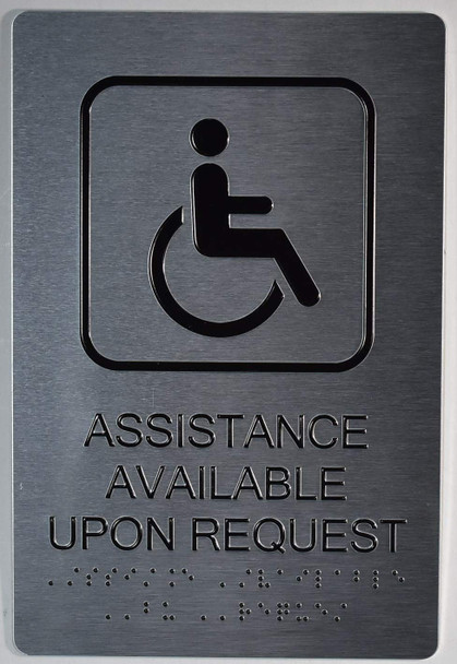 Assistance Available Upon Request Braille  with Raised Tactile Graphics and Letters - The Sensation line
