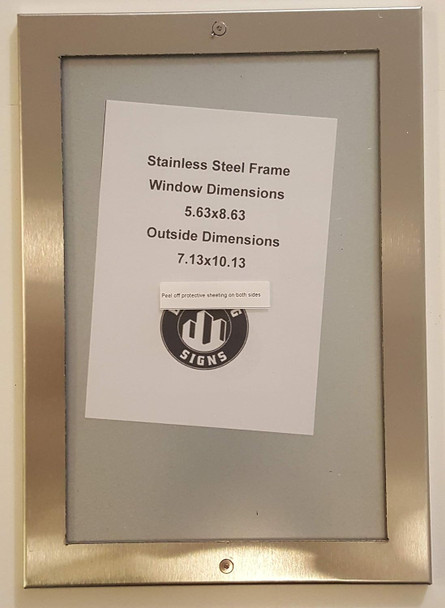 Elevator Certificate Notice Frame