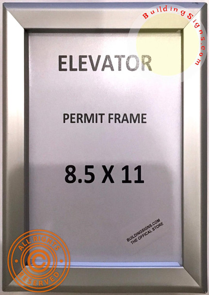Elevator Permit Frame