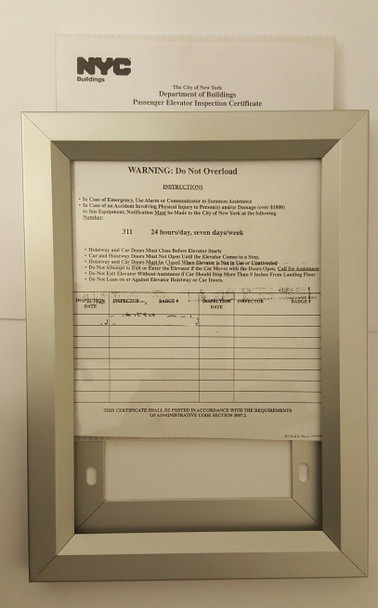 Retail Frames With Slide-In De