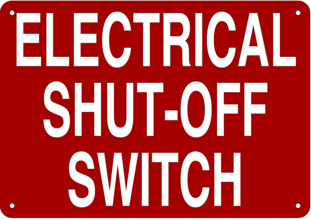 Electrical Shut Off Switch
