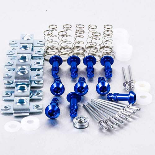 Aluminium Quick Release Stud 19mm Allen Key & CLIP6 Pack x10 | Pro