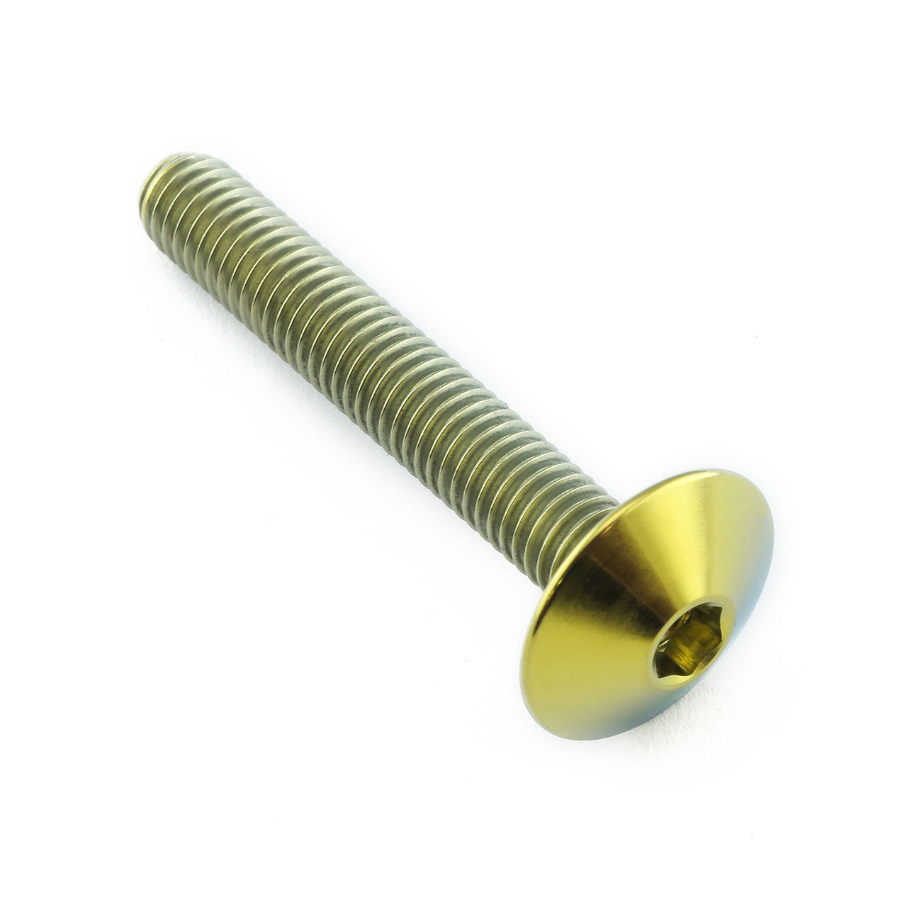 Titanium Dome Head Bolt M6x(1.00mm)x40mm (Full Thread) | Pro-Bolt