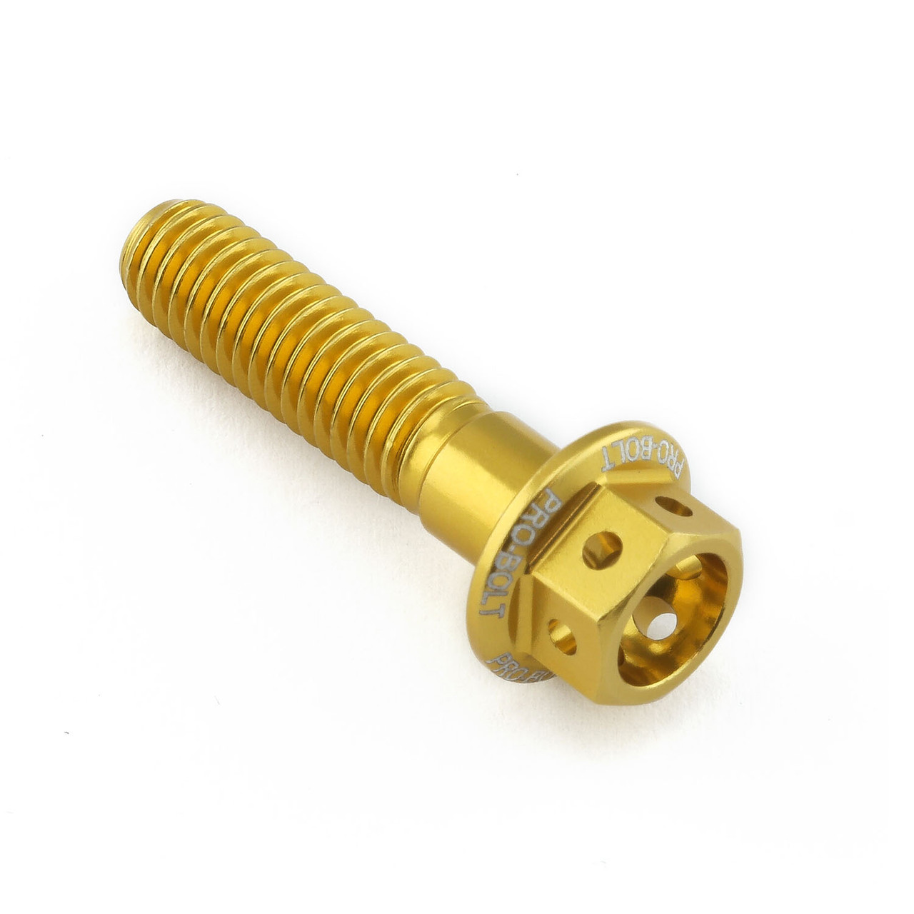 アルミニウム フランジヘックスヘッドボルト M6 x (1.00mm) x 25mm