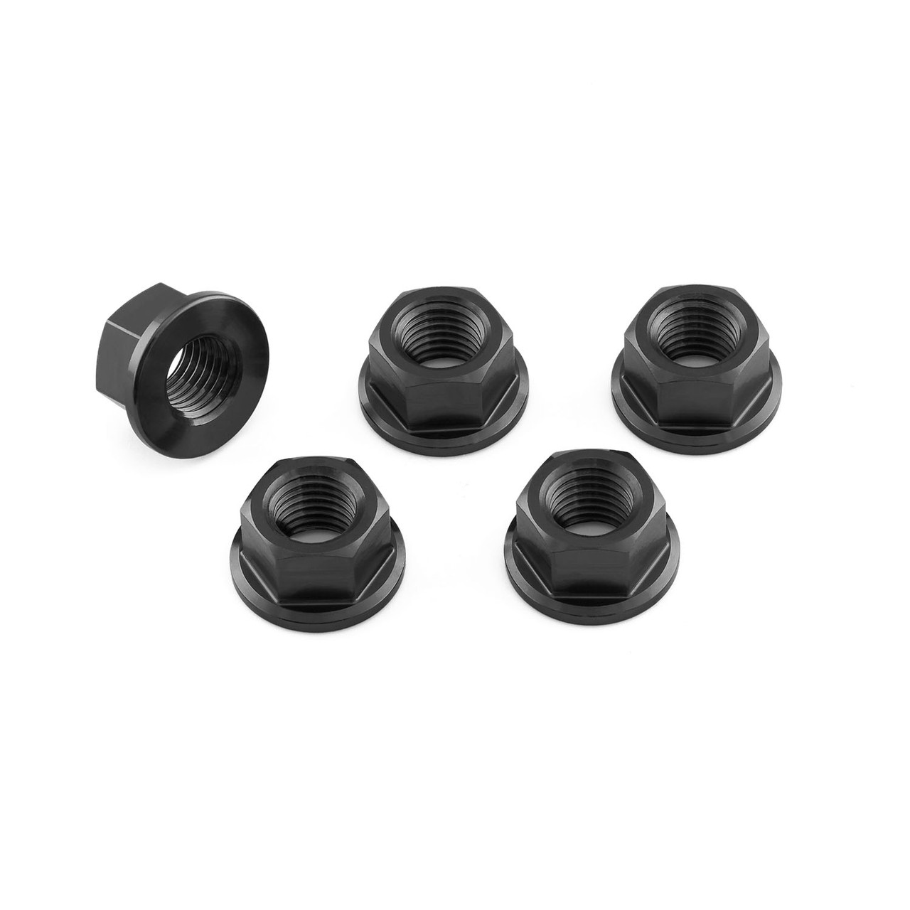 Titanium Sprocket Nuts M10x(1.25mm) Pack x5 | Pro-Bolt