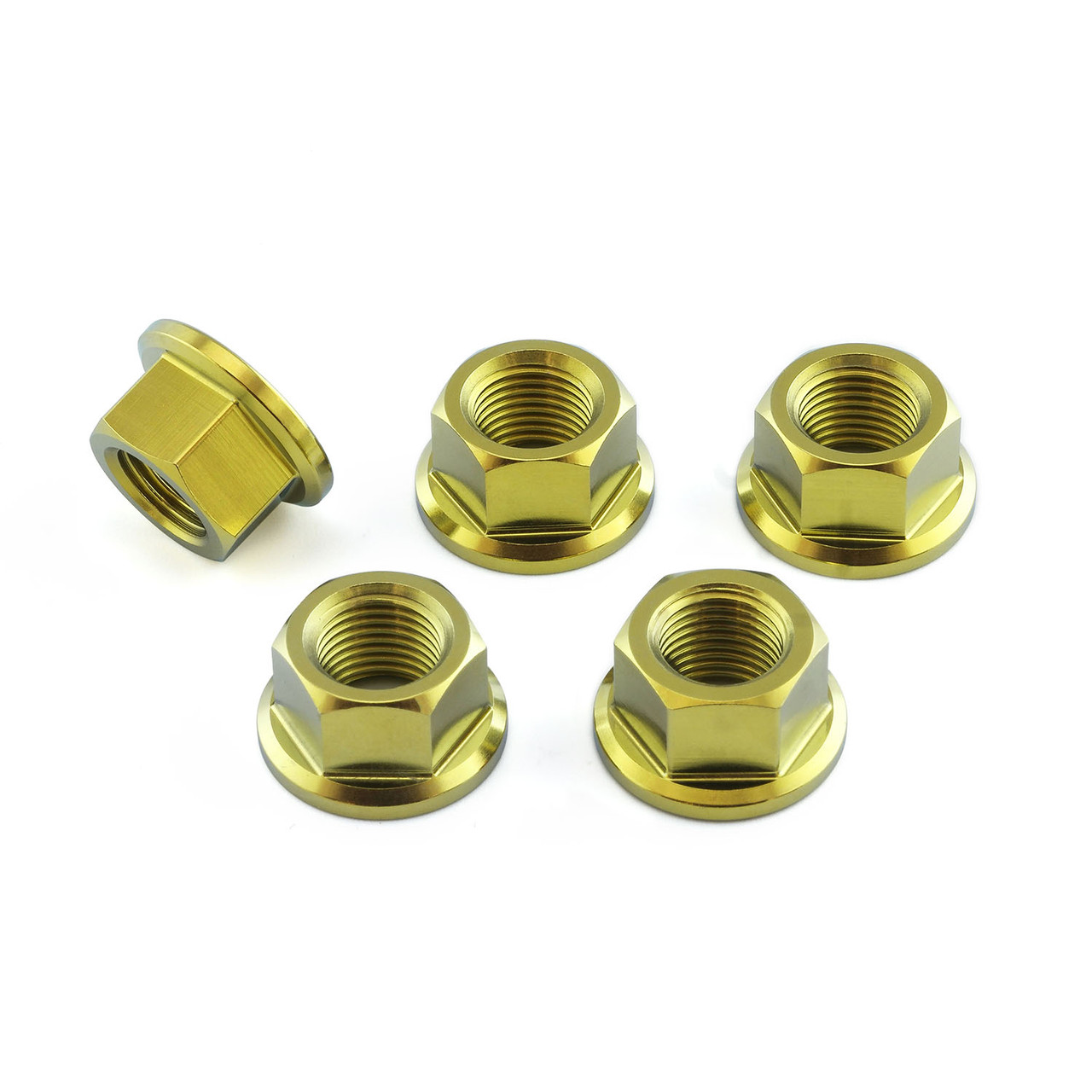 5個 × ３セット チタン M10 スプロケットナット Titanium Sprocket Nuts M10x(1.00mm) Pack x5 | Pro-Bolt