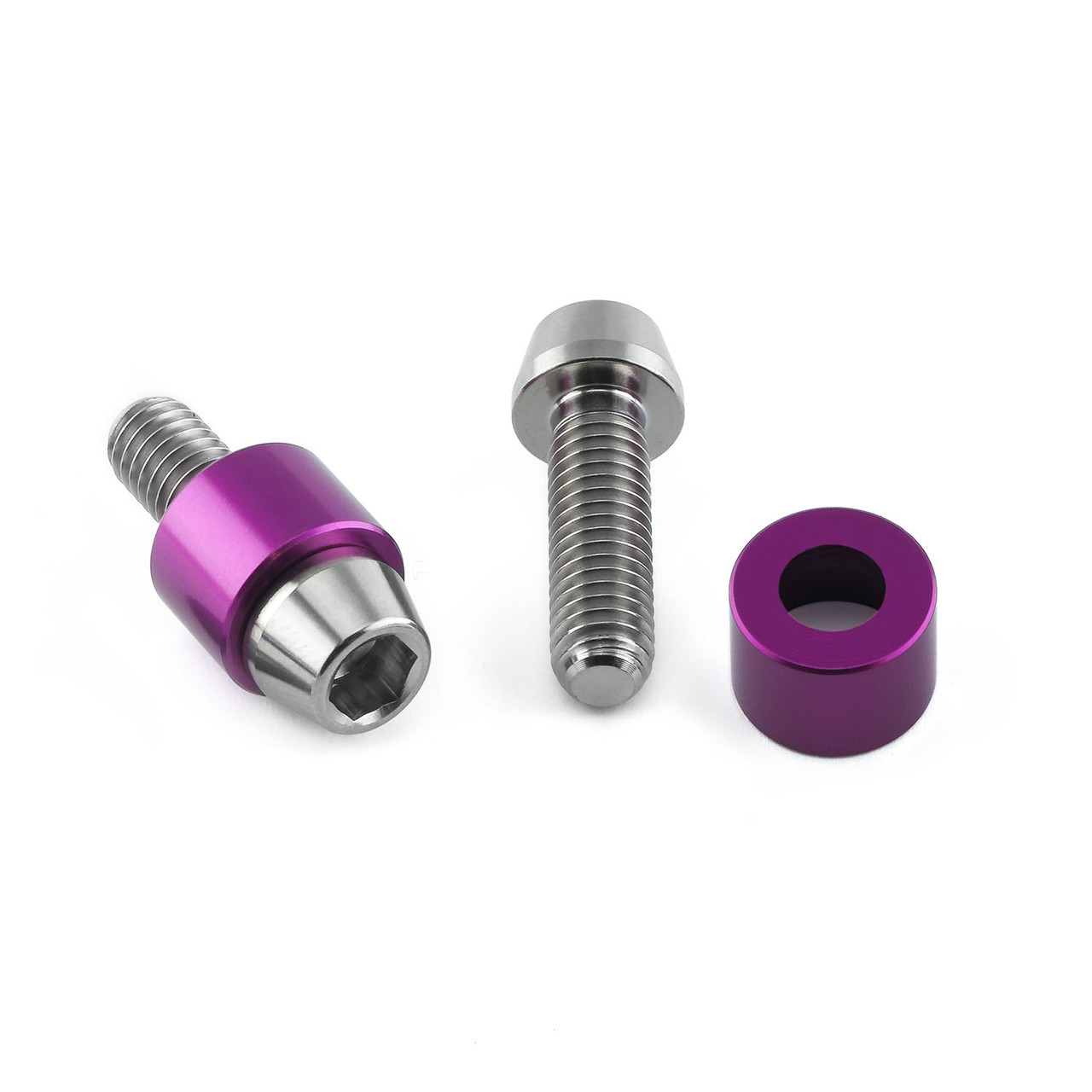 専用紫セット チタン - 6mm スクラッチ＆スパーク セット ペア | Pro-Bolt 日本