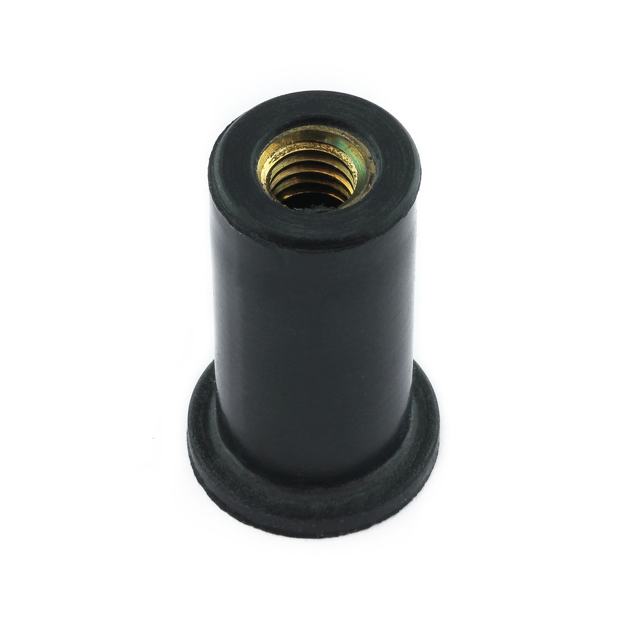M6 x 1.0mm ラバーナット真鍮インサート入り -エクストラロング | Pro