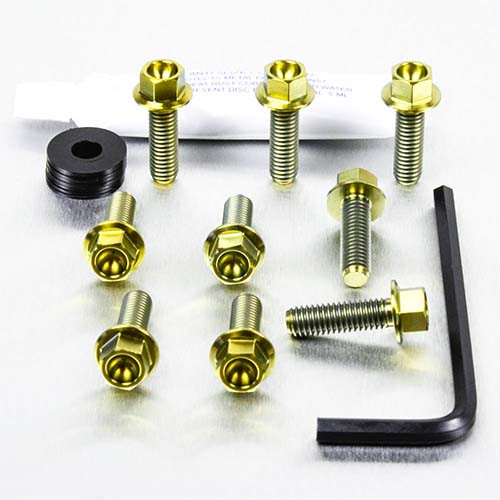 Titanium Mudguard & Hugger Bolt Kit Hex Head | Pro-Bolt