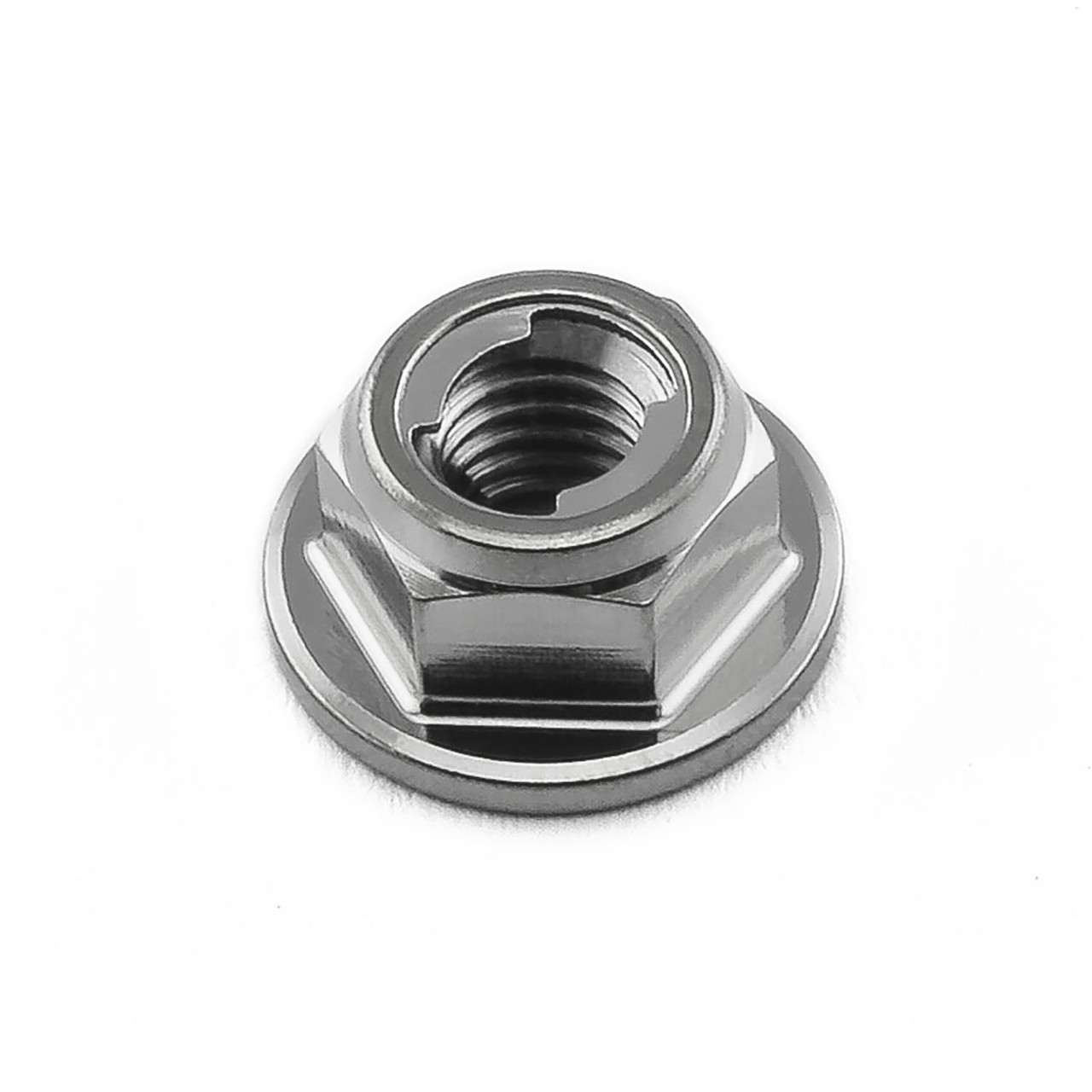 Titanium Flanged Metal Lock Nut M5x(0.80mm) | Pro-Bolt