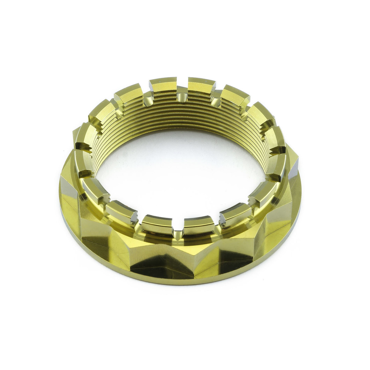 Titanium Flanged Axle Nut M48x(1.50mm) Rear Wheel | Pro-Bolt