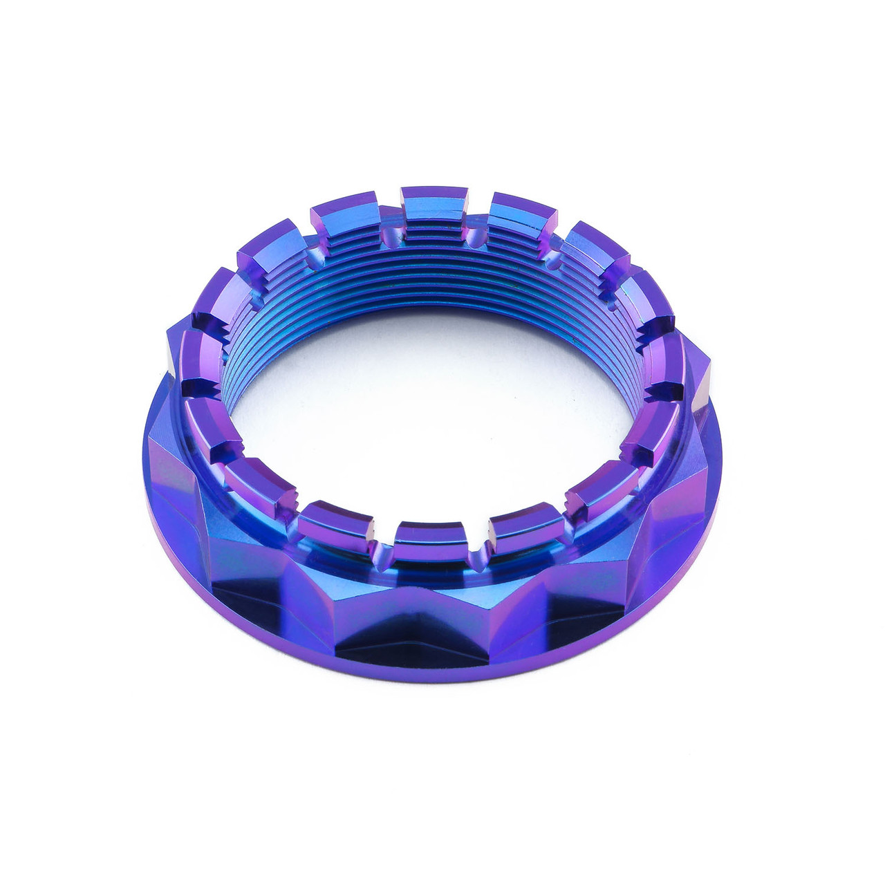 Titanium Flanged Axle Nut M48x(1.50mm) Rear Wheel | Pro-Bolt