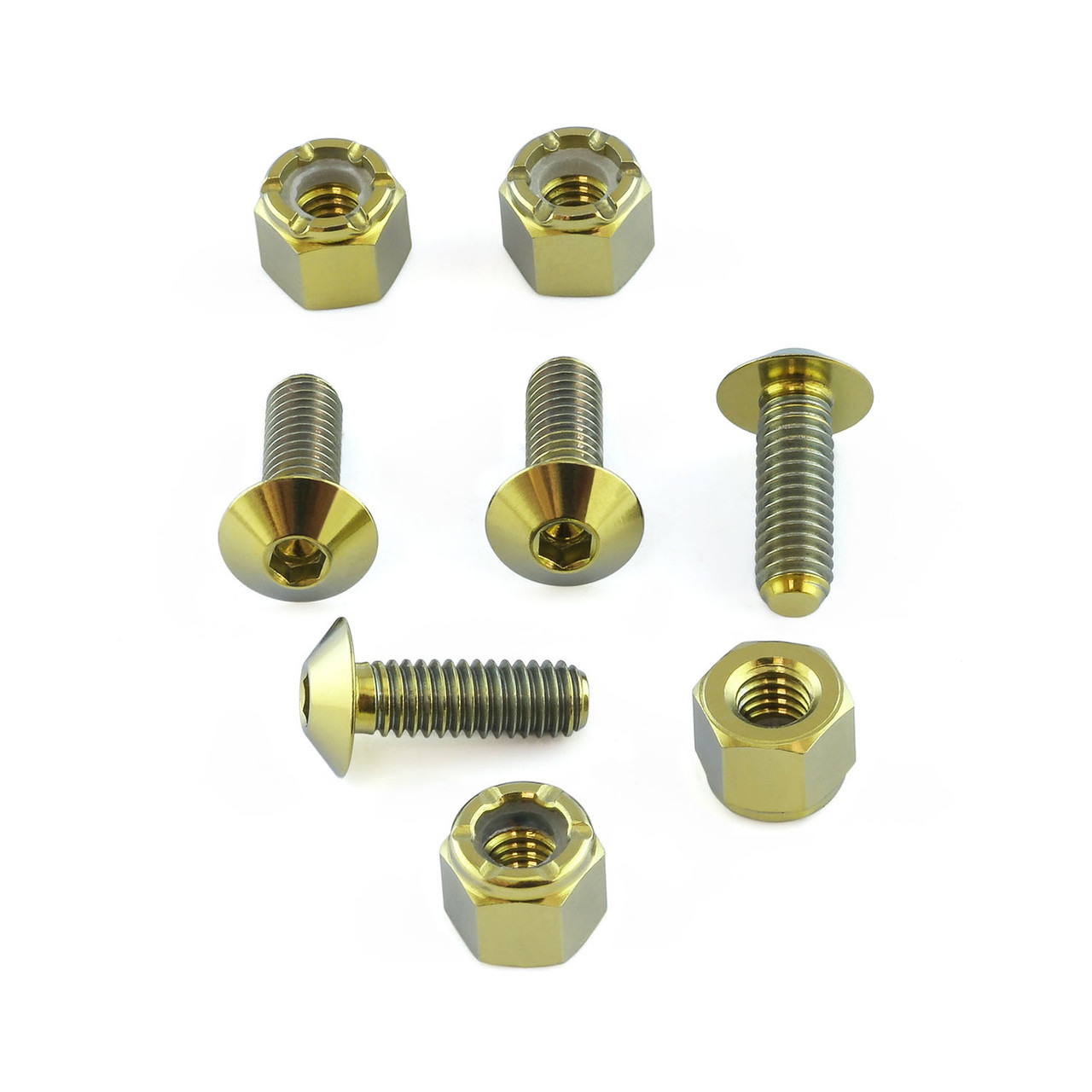 Titanium Screen Kit 4 Bolts and Nuts | Pro-Bolt