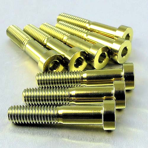 チタン Bremboキャリパーピンチボルト M8 x (1.25mm) x 40mm 8個セット